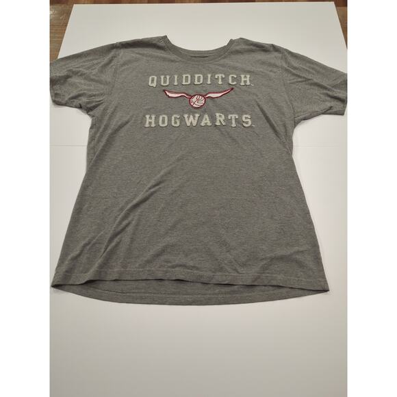 Wizarding World Harry Potter T Shirt Mens Medium Gray Short Sleeve Quidditch - Picture 1 of 4